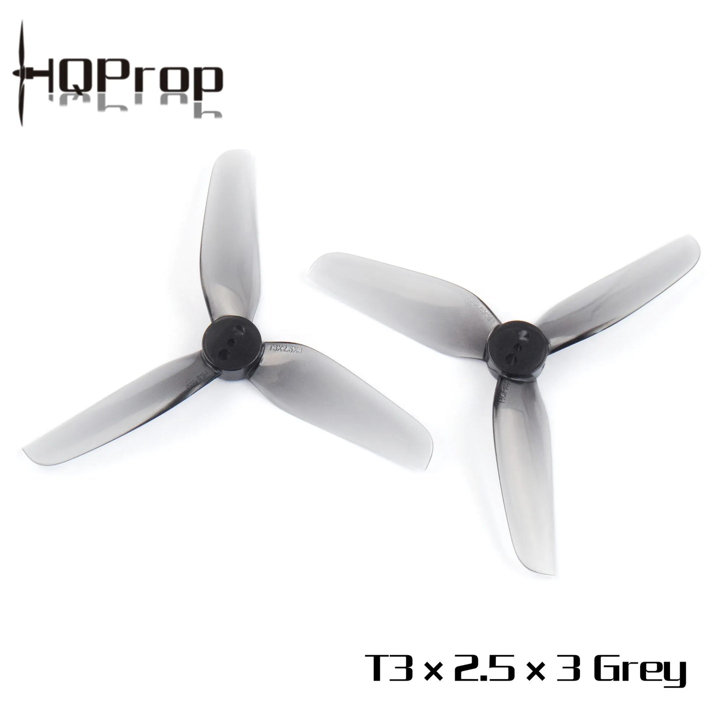 HQ T3x2.5x3 Propeller Grey Polycarbonate 3 Inch FPV Props - Fishnchipzzz