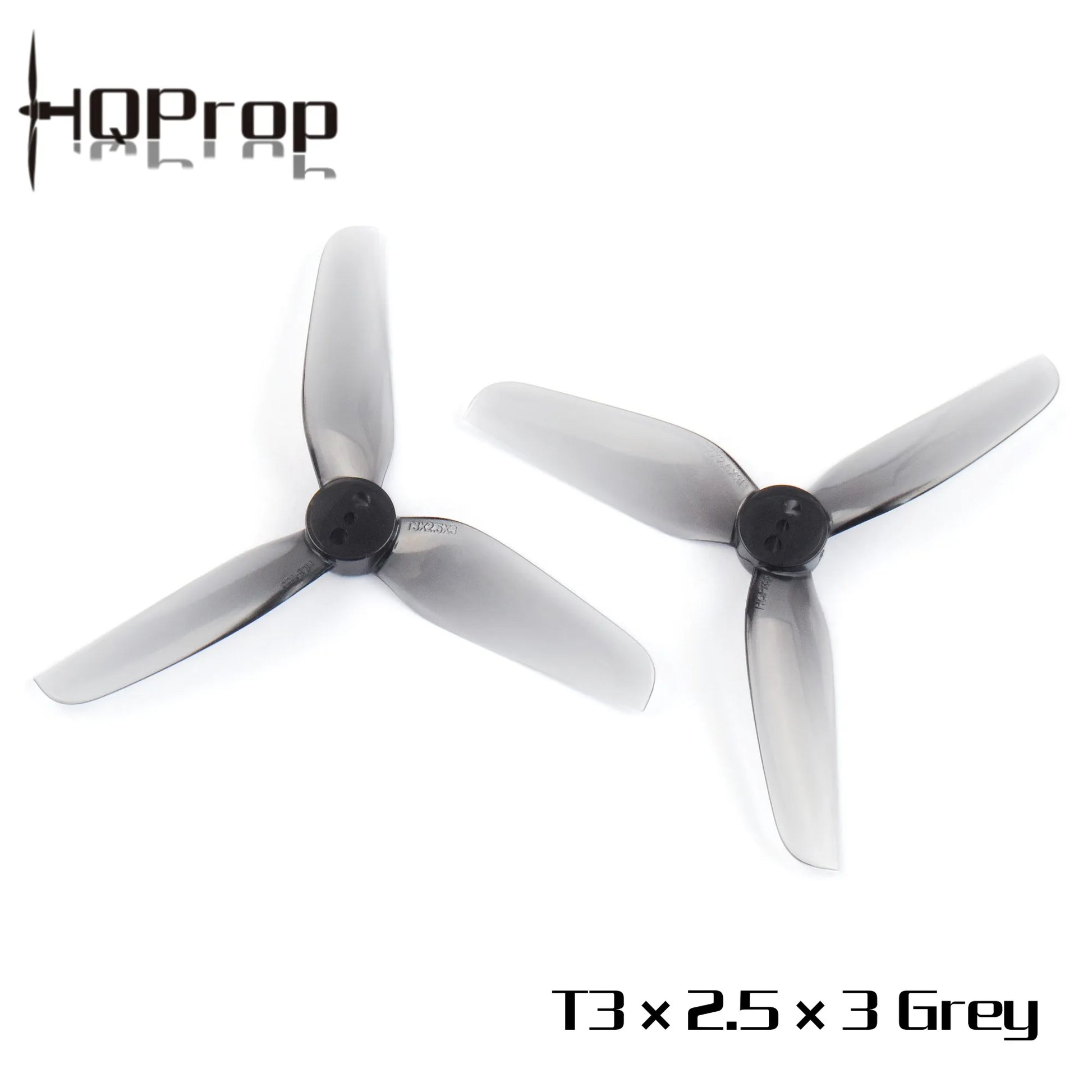 HQ T3x2.5x3 Propeller Grey Polycarbonate 3 Inch FPV Props - Fishnchipzzz